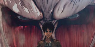 The Colossal Titan behind Eren