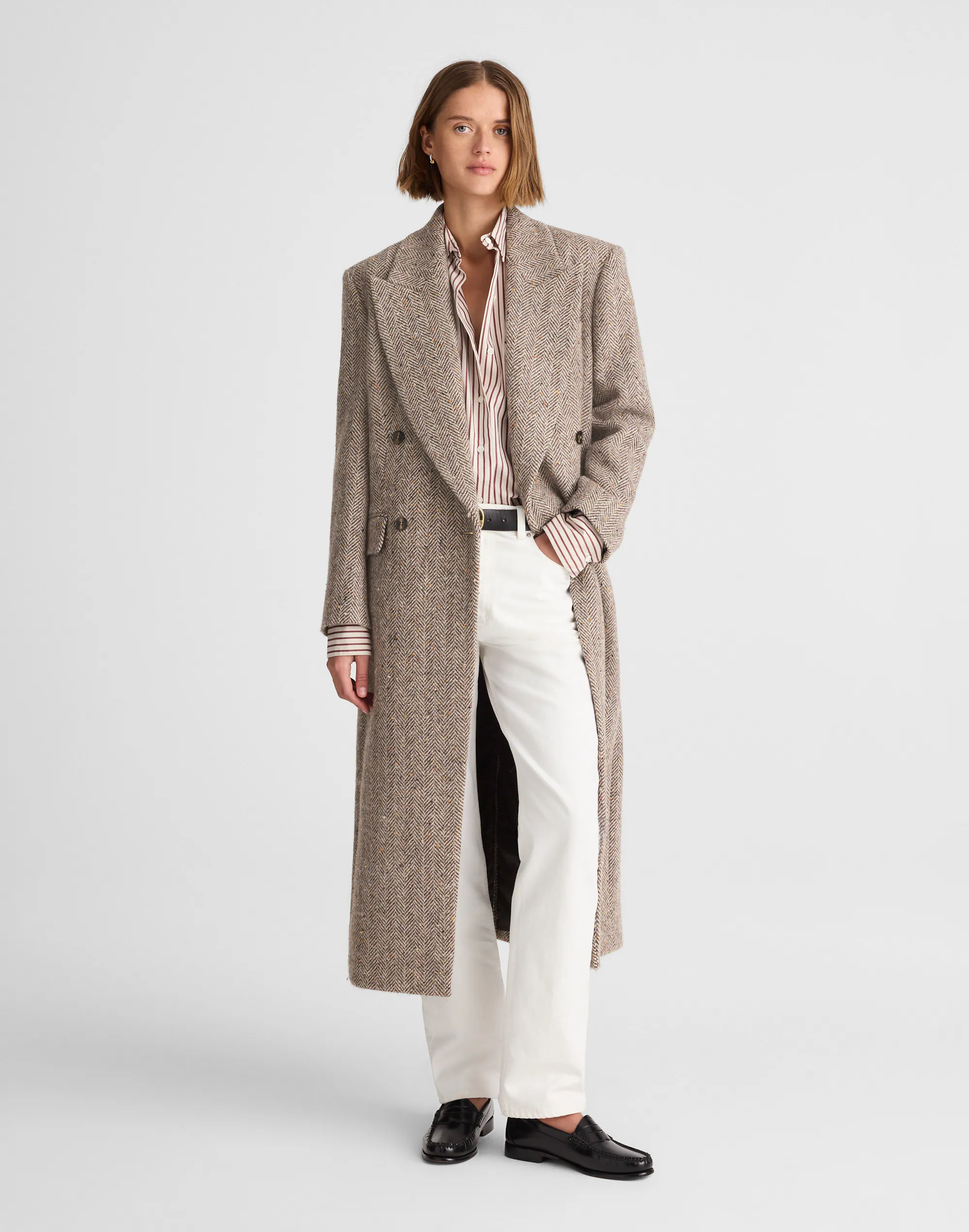 Alexa Chung for Madewell Herringbone Coat