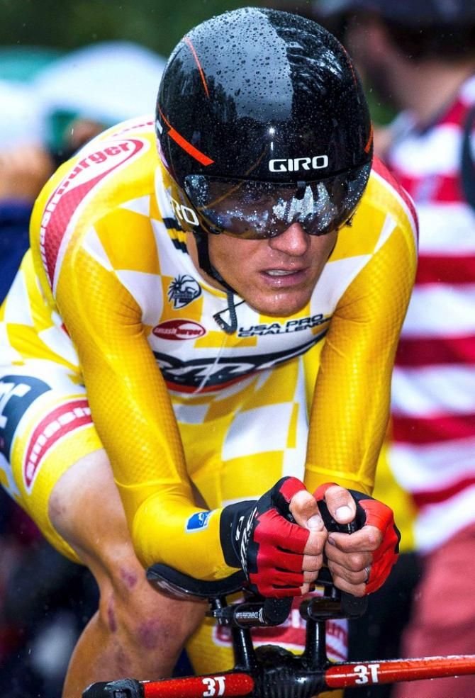 Tejay van Garderen (BMC) in the race leader's jersey