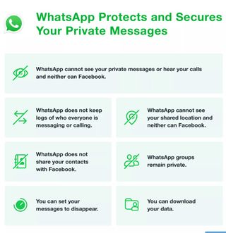 whatsapp privacy policy clarification