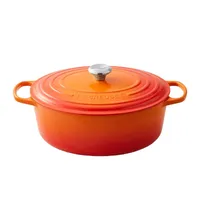 Le Creuset  Signature Enameled Cast Iron Oval Dutch Oven,