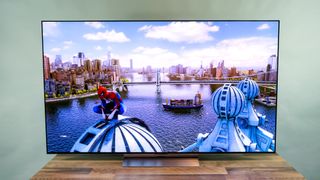 The LG C6 OLED at Future's testing labs in New York.