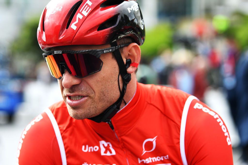 TROMSO NORWAY AUGUST 05 Alexander Kristoff of Norway and Team Norway prior to the 8th Arctic Race Of Norway 2021 Stage 1 a 1425km stage from Troms to Troms ArcticRace on August 05 2021 in Tromso Norway Photo by Stuart FranklinGetty Images