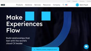 NICE CXone website screenshot