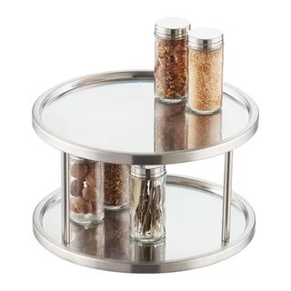 2 Tier Stainless Steel Lazy Susan