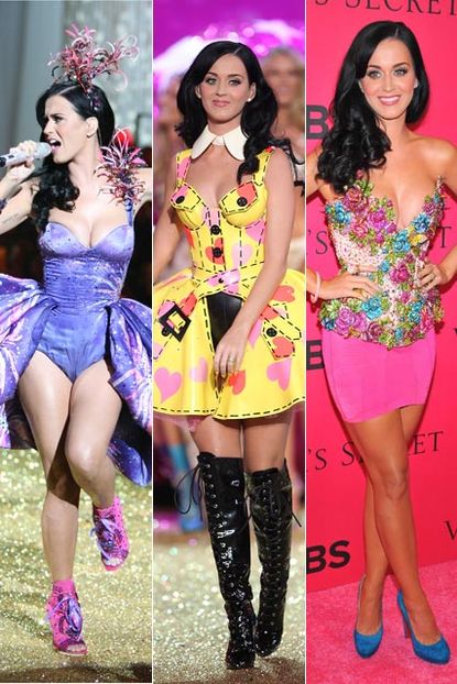 Katy Perry at the 2010 Victoria's Secret catwalk show