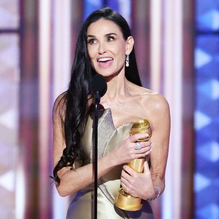 Demi Moore wins the award for 'Best Actress in a Motion Picture: Musical or Comedy' at the 2025 Golden Globes