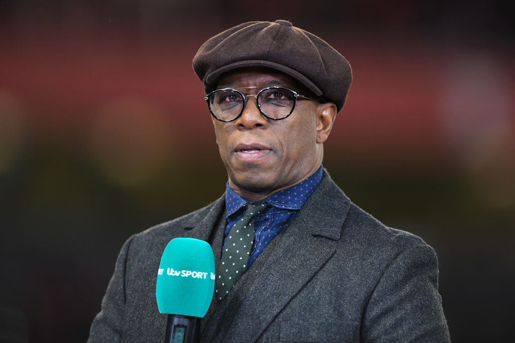 Esperto televisivo ed ex giocatore dell'Arsenal, Ian Wright durante la terza partita della fa Cup tra Nottingham Forest e Arsenal al City Ground, Nottingham, domenica 9 gennaio 2022.