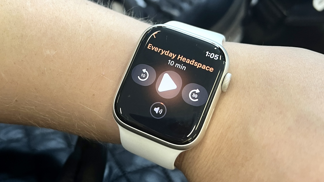 Espacio de cabeza para Apple Watch
