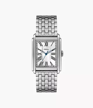 Carraway Three-Hand Stainless Steel Watch