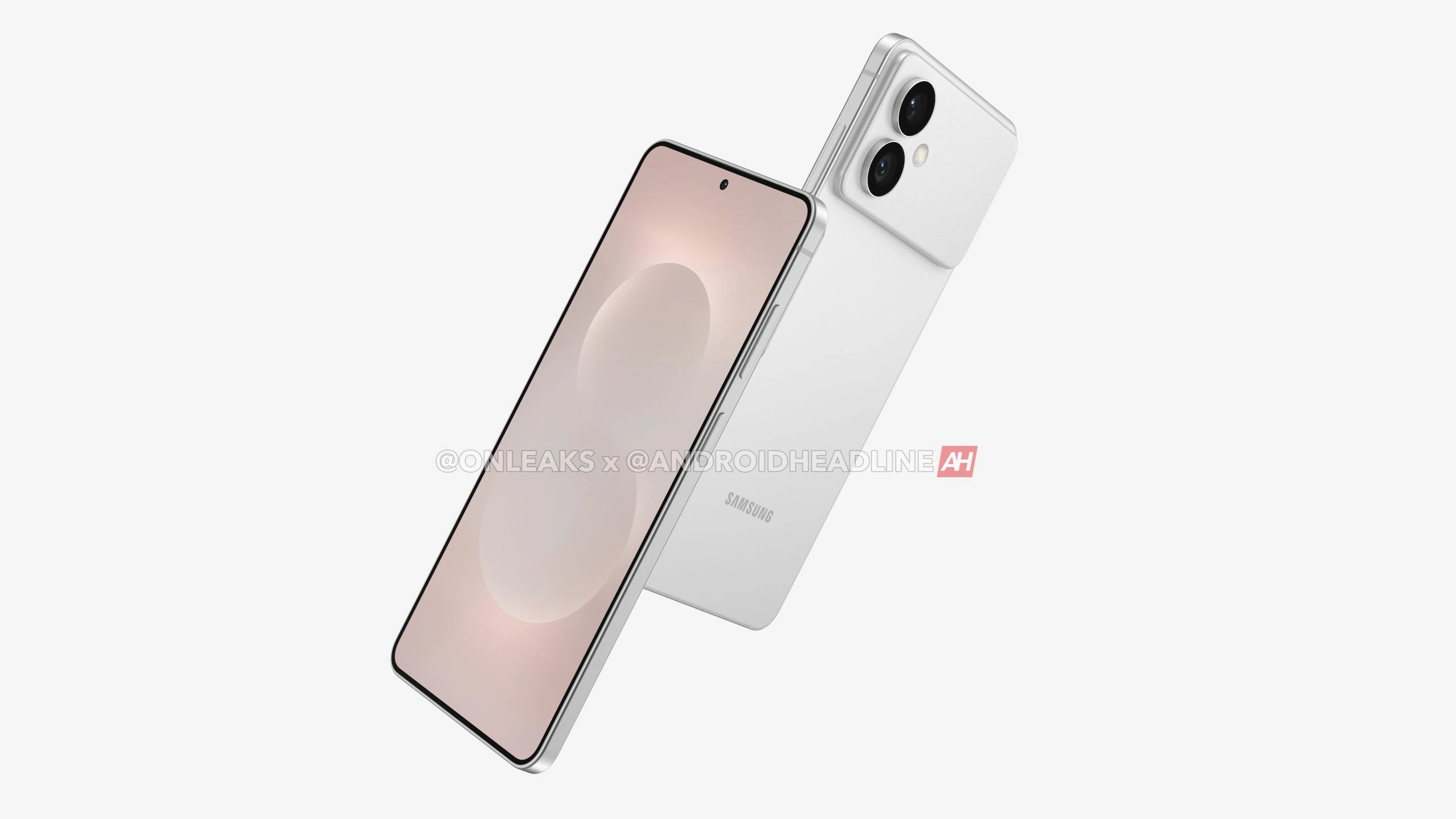 Leaked renders of the Samsung Galaxy S26 Edge