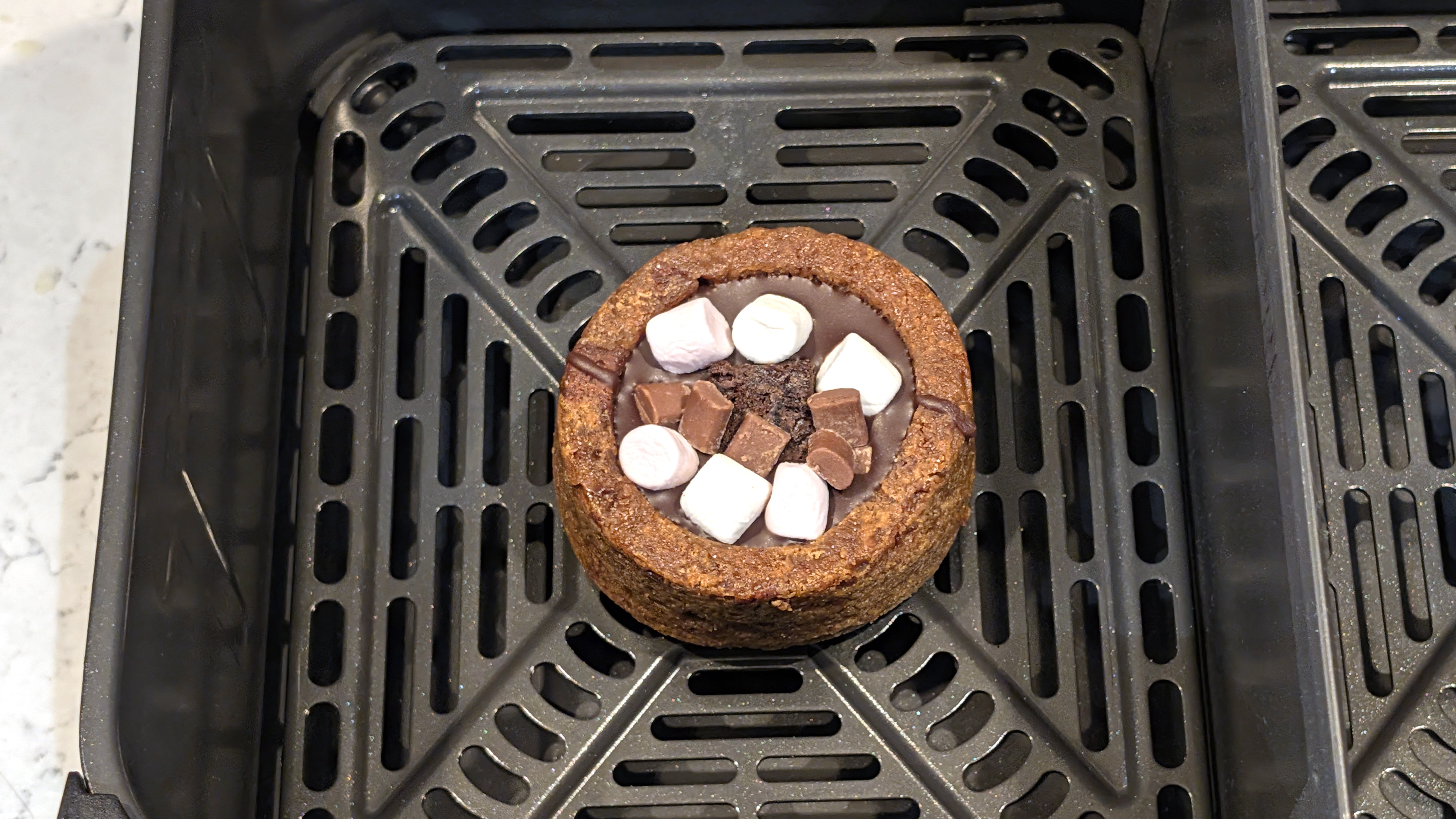 Uncooked cookie cup