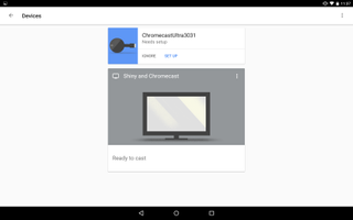 setting up google chrome cast