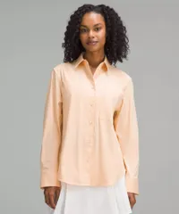 Lululemon Cotton-Blend Poplin Button Down Shirt: was $98 now $69 @ Lululemon