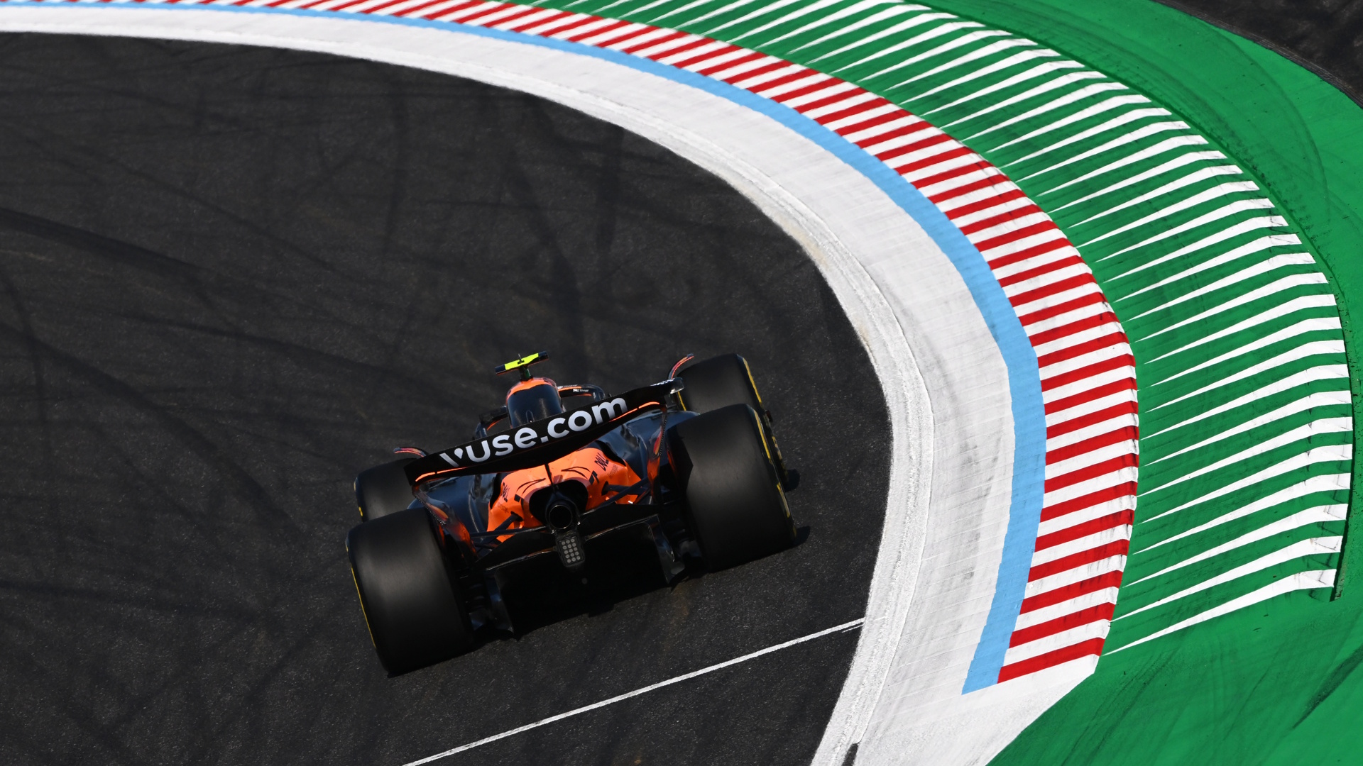 Lando Norris of McLaren on track at then Suzuka Circuit during the Japanese Grand Prix.