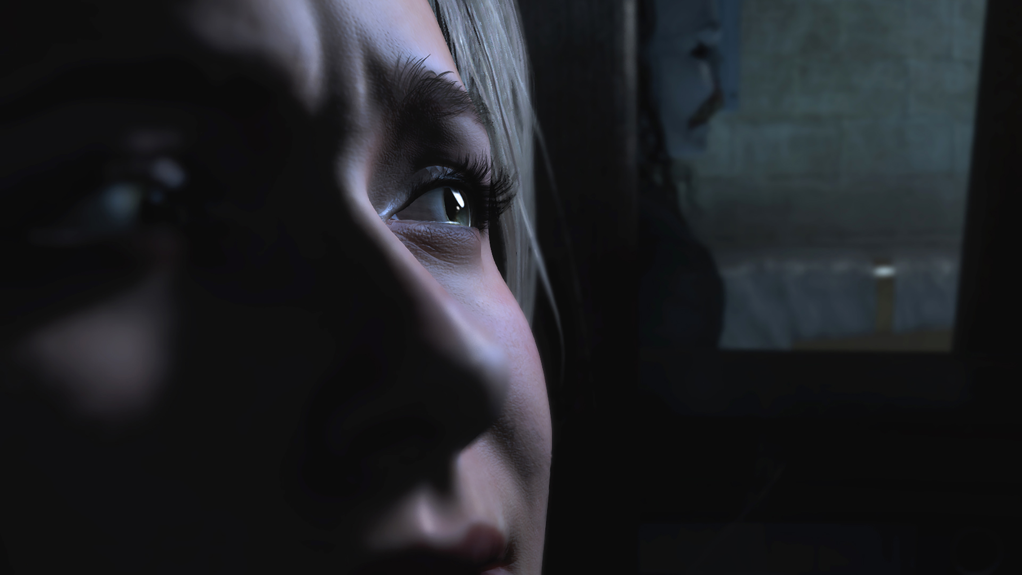 A frightened survivor in Until Dawn.