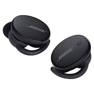 A pair of Bose Sport Earbuds on a white background.