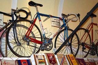 One of the more emotional exhibits in the chapel is Fabio Casartelli's bike