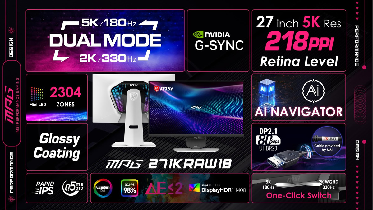 MSI MPG 271KRAW18