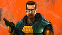 Gordon Freeman illustration from wallpaper released for Half-Life's 25th anniversary rerelease.