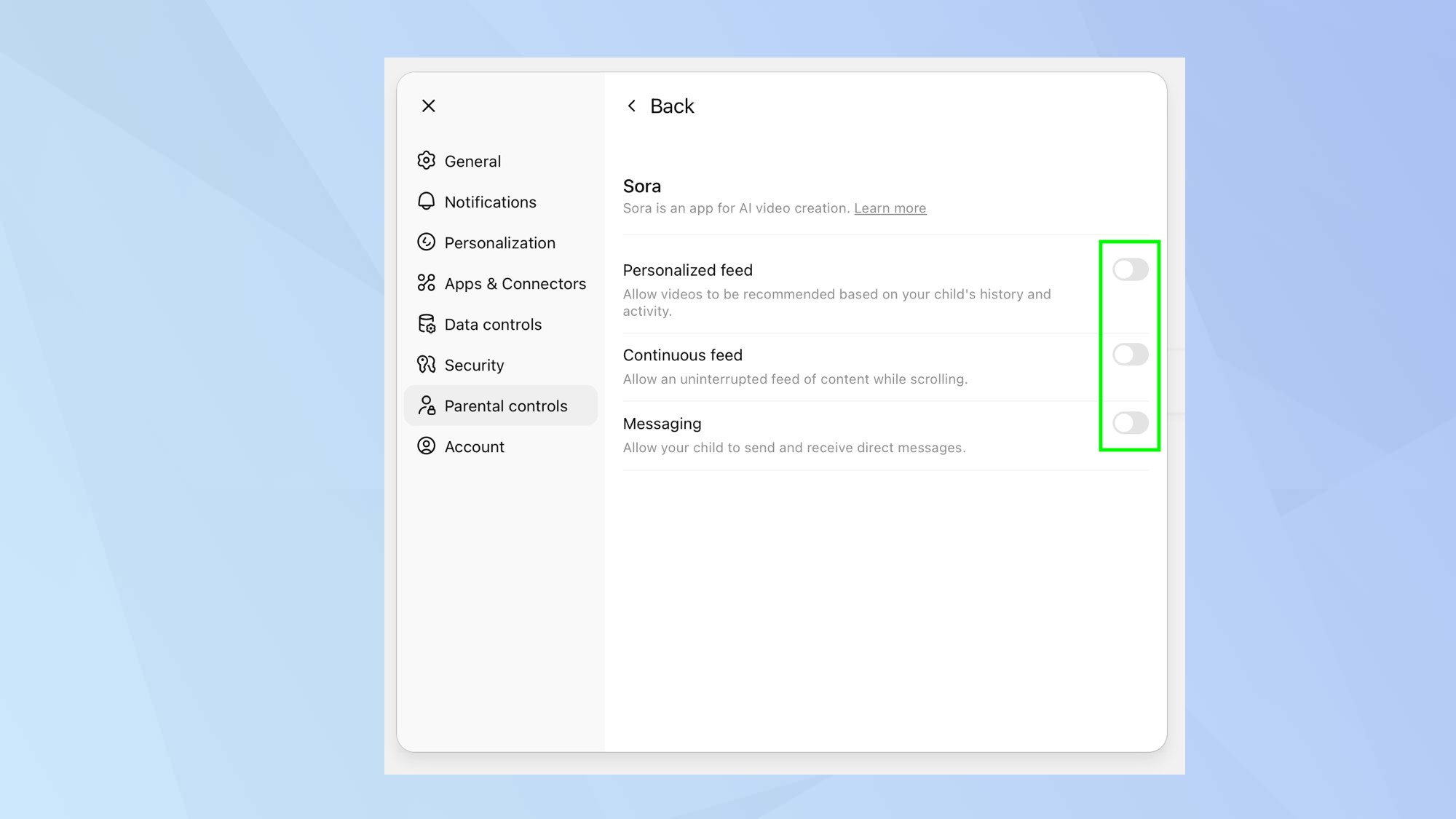 How to set up parental controls in ChatGPT