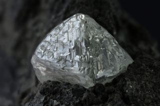 diamond in rock