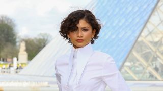 Zendaya Coleman attends the Louis Vuitton Womenswear Fall/Winter 2026-2027 show as part of Paris Fashion Week on March 10, 2026 in Paris, France.