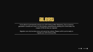 Grand Theft Auto Online profile migration to PS5 Xbox Series X