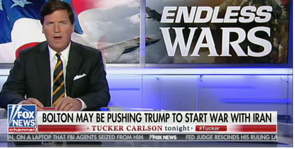 Tucker Carlson on Fox News.
