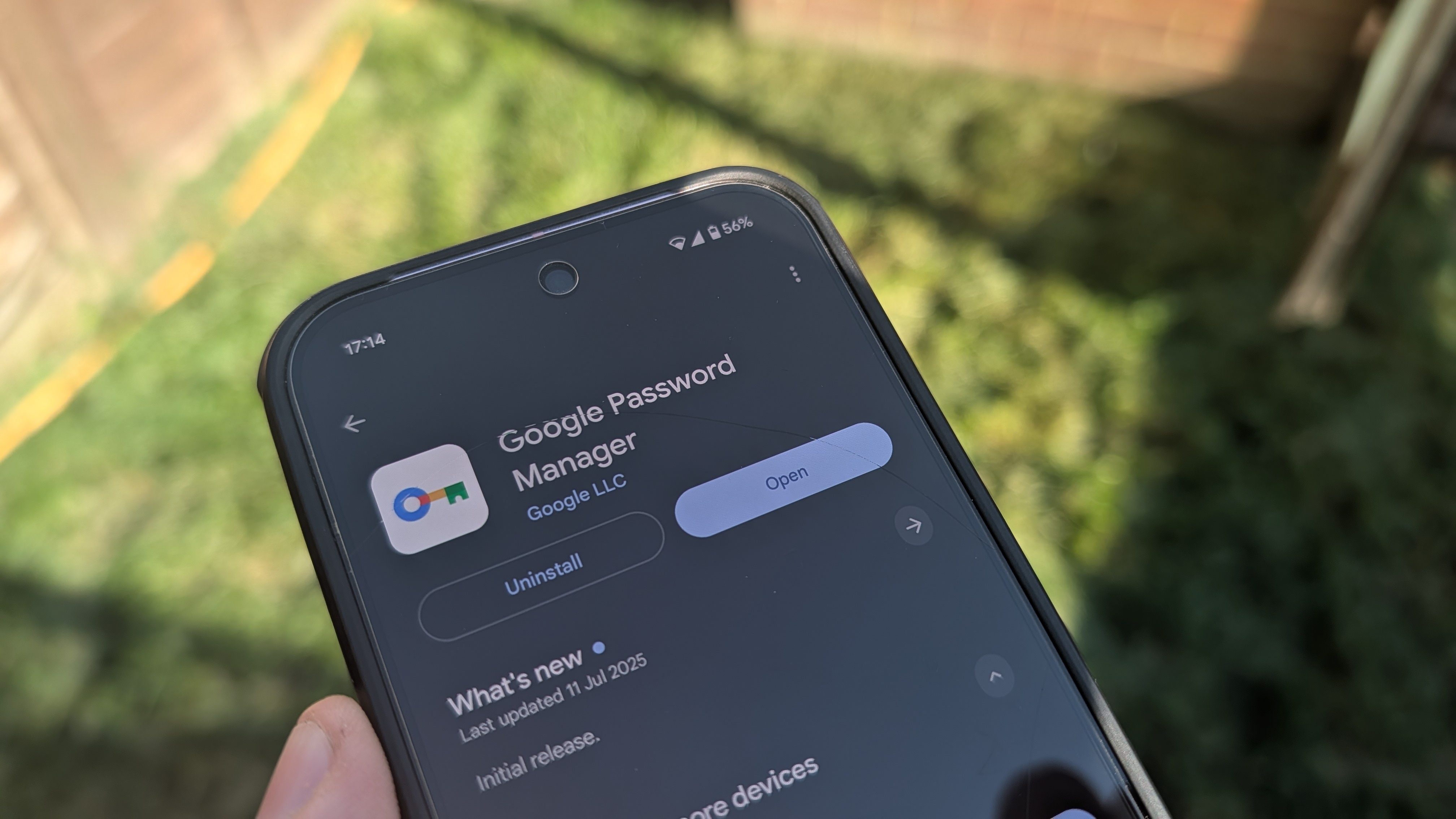 google password manager on the play store