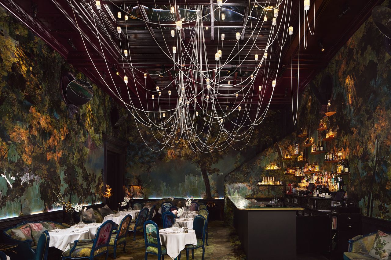 Interiors of sketch London on the occasion of the Dreamscapes exhibition