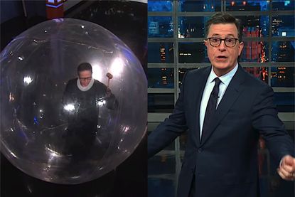 Stephen Colbert and Jimmy Kimmel vow to protect RBG