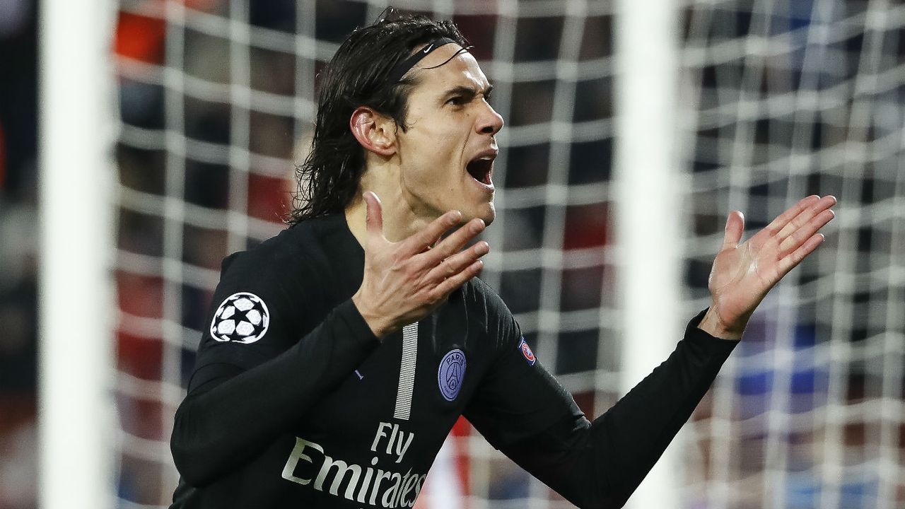 Paris Saint-Germain and Uruguay striker Edinson Cavani 