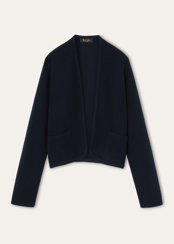 Loro Piana Navy Cardigan