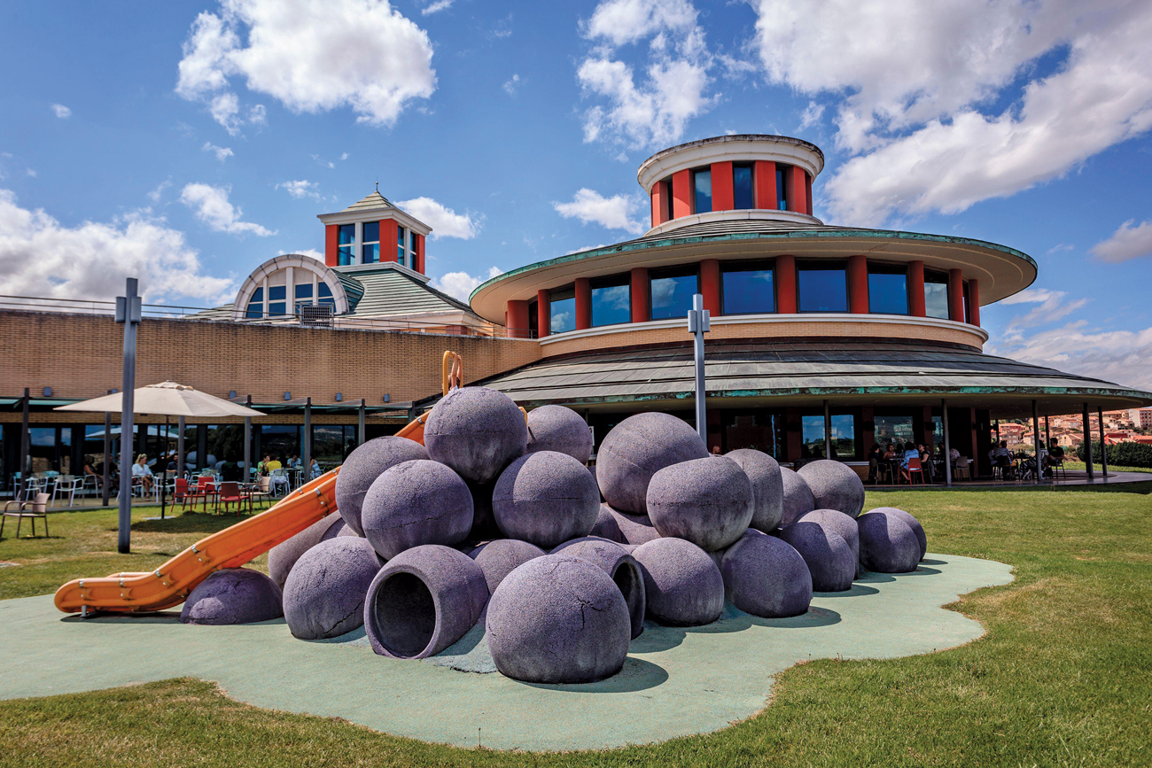 Exterior of the Vivanco museum in Briones