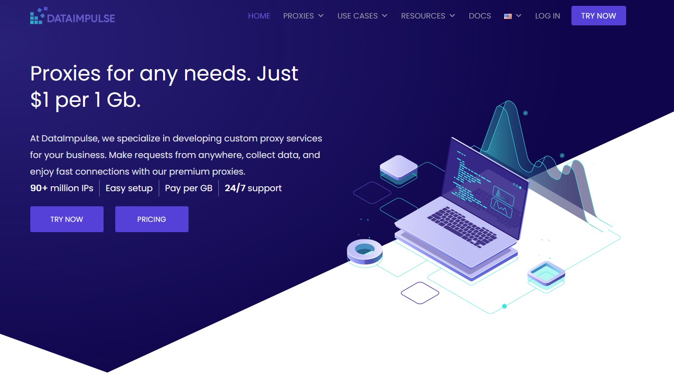 DataImpulse website