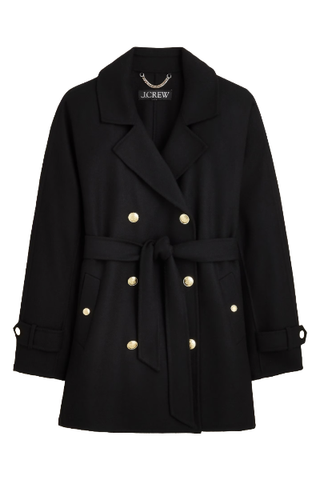 J.Crew Trench Coat in Double-Faced Wool (Was $368) 