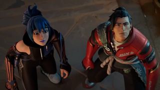 Fortnite characters Hope and Kendo in the cinematic trailer for Chapter 6: Season 1.