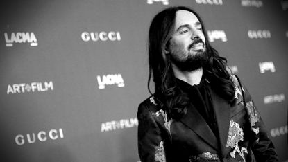 LOS ANGELES, CA - NOVEMBER 07:Gucci Creative Director Alessandro Michele attends LACMA 2015 Art+Film Gala Honoring James Turrell and Alejandro G Iñárritu, Presented by Gucci at LACMA on Novem