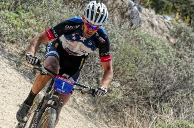 Geoff Kabush (Scott-3Rox) on his way to ninth place.