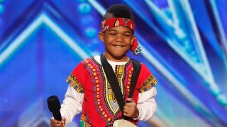 Chioma of the Atlanta Drum Academy on America's Got Talent.