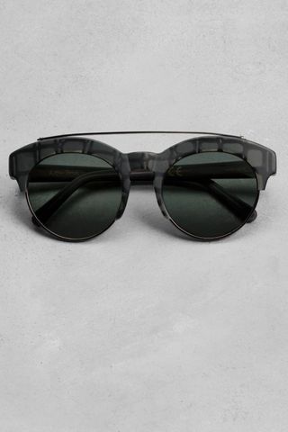 & Other Stories Metal Bar Sunglasses, £45