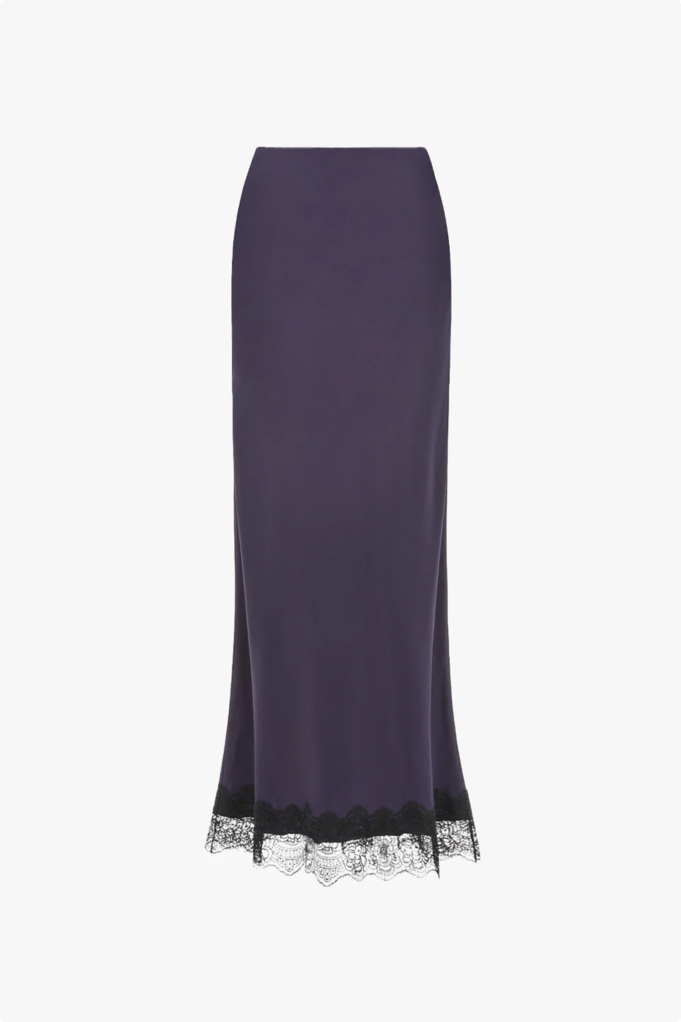 An image of a satin slip skirt from Aligne.