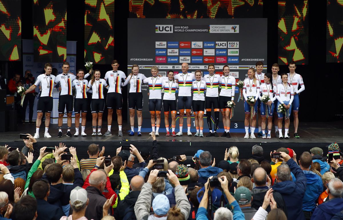Germany, the Netherlands and Great Britain on the podium