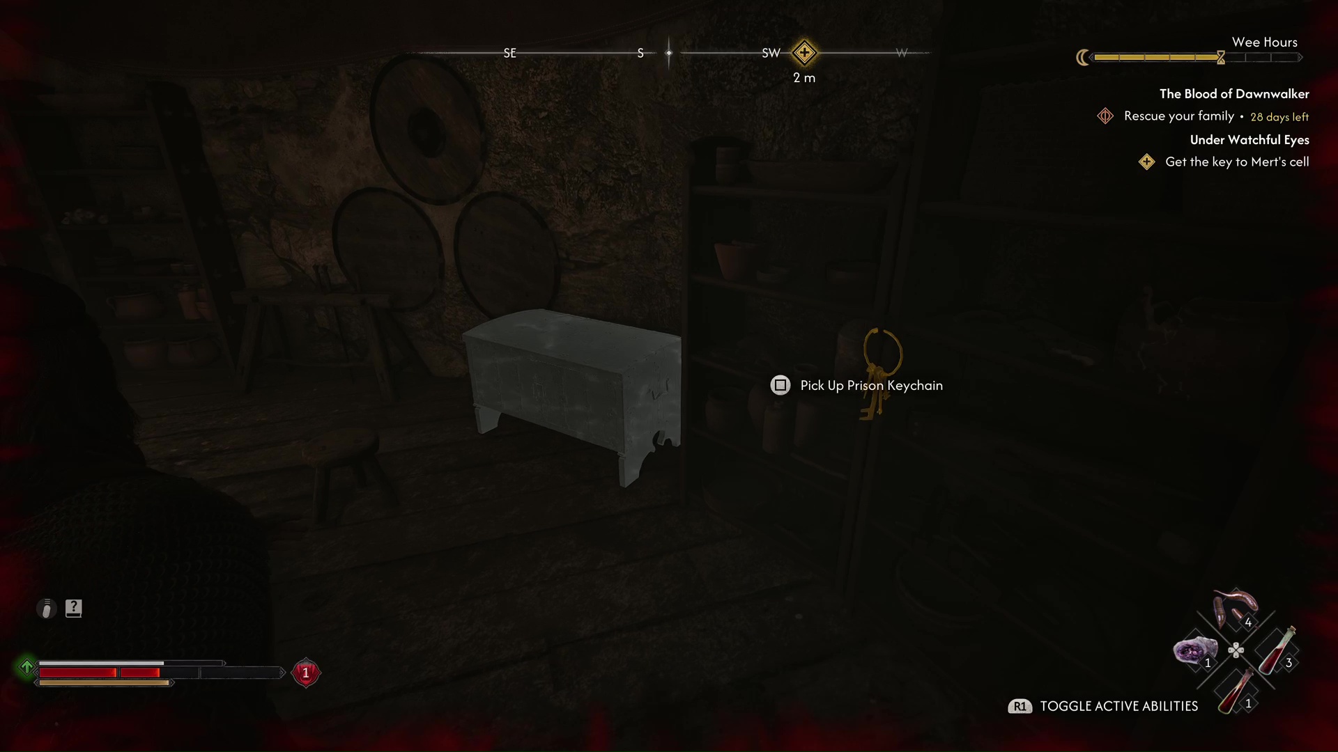 Finding the Prison Keychain in The Blood of Dawnwalker