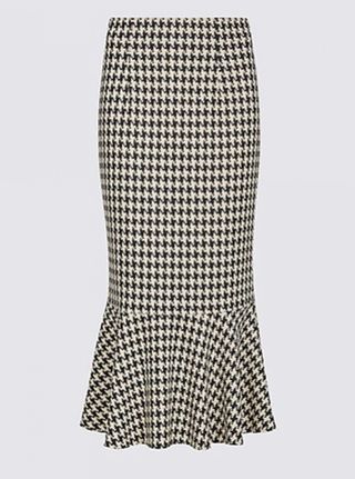 M&S Dogstooth Skirt, £39.50