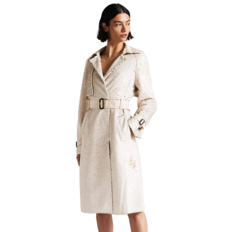 Ted Baker Stariz Sequin Trench Coat