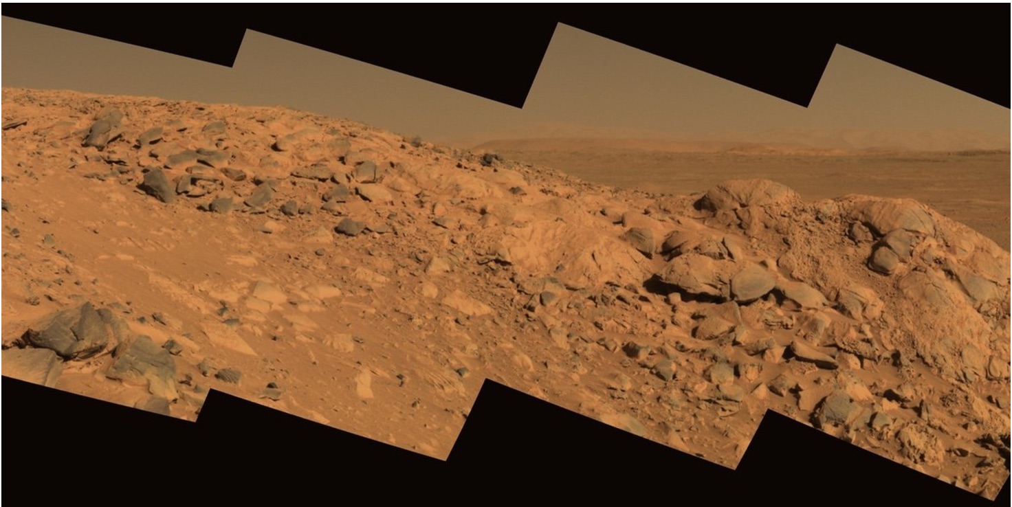 Longhorn outcropping on Mars