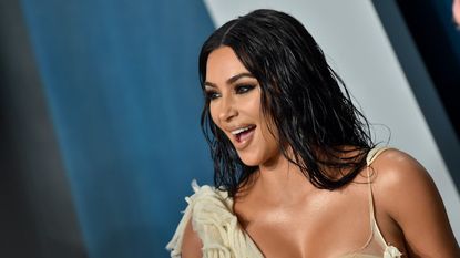 Kim Kardashian West attends the 2020 Vanity Fair Oscar Party