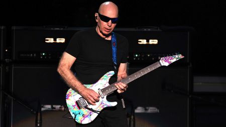 Joe Satriani of SatchVai Band performs at Meridian Hall on May 13, 2026 in Toronto, Ontario